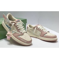 Nike Air Jordan 1 Low Travis Scott Labubu Powder Pink White