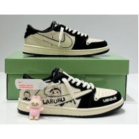 Nike Air Jordan 1 Low Travis Scott Labubu Black White