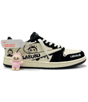 Nike Air Jordan 1 Low Travis Scott Labubu Black White