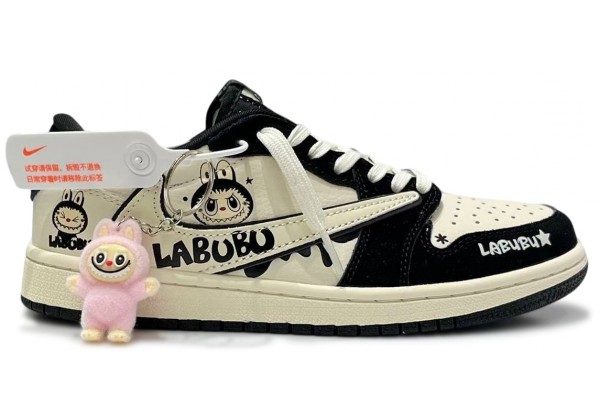 Nike Air Jordan 1 Low Travis Scott Labubu Black White