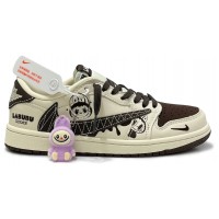 Nike Air Jordan 1 Low Travis Scott Labubu Brown White