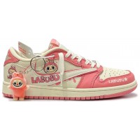 Nike Air Jordan 1 Low Travis Scott Labubu Pink White