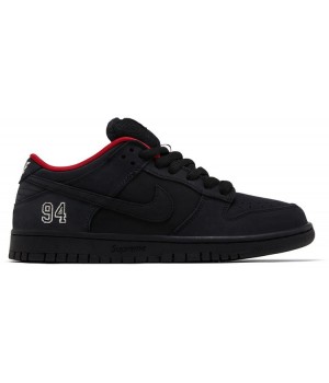 Supreme x Nike SB Dunk Low Black Red