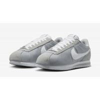 Nike Cortez Textile Flat Silver White