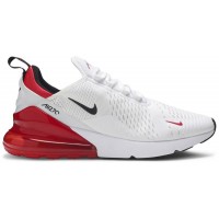 Кроссовки Nike Air Max 270 White Black University Red
