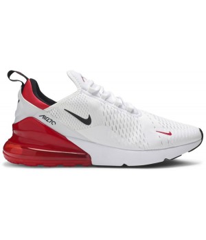 Кроссовки Nike Air Max 270 White Black University Red