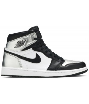 Кроссовки Nike Air Jordan 1 Retro High OG Silver Toe