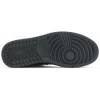 Nike Air Jordan 1 Mid Triple Black 2020 зимние