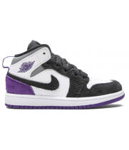 Nike Air Jordan 1 Mid SE Varsity Purple зимние