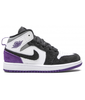 Кроссовки Nike Air Jordan 1 Mid SE Varsity Purple зимние