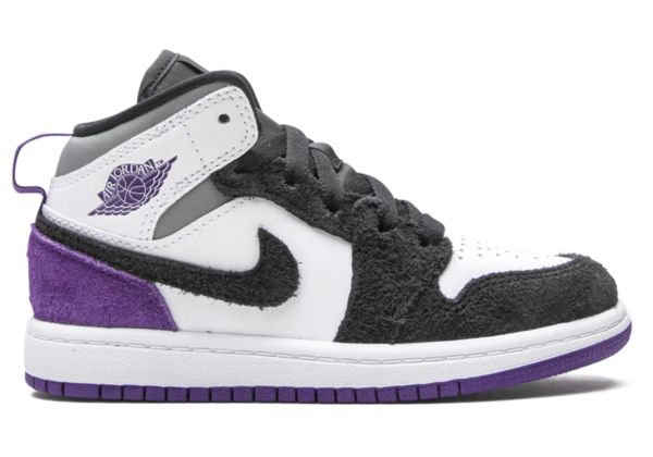 Кроссовки Nike Air Jordan 1 Mid SE Varsity Purple зимние