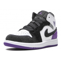 Кроссовки Nike Air Jordan 1 Mid SE Varsity Purple зимние