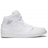 Nike Air Jordan 1 Retro Mid White Pure Platinum