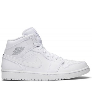 Nike Air Jordan 1 Retro Mid White Pure Platinum