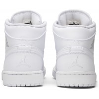 Nike Air Jordan 1 Retro Mid White Pure Platinum