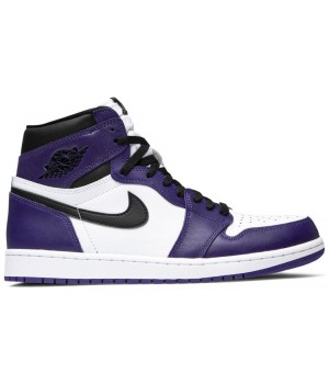 Кроссовки Nike Air Jordan 1 High Court Purple 2.0 с мехом