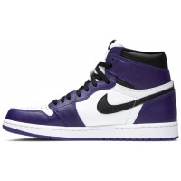 Кроссовки Nike Air Jordan 1 High Court Purple 2.0 с мехом
