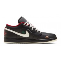 Nike Air Jordan 1 Low Born To Fly Black Red