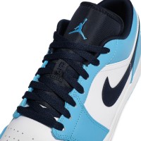 Кроссовки Air Jordan 1 Low UNC голубые