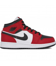 Nike кроссовки Air Jordan 1 Mid Chicago Black Red