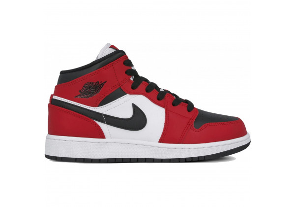 Nike кроссовки Air Jordan 1 Mid Chicago Black Red