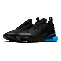 Nike кроссовки Air Max 270 (Черные с синим)