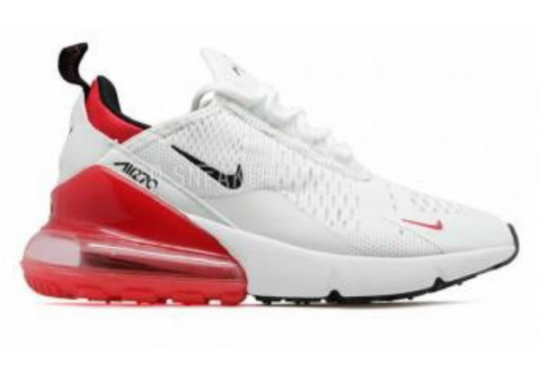 Nike air 270 белые с красным