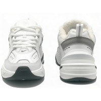 Nike M2k Tekno с мехом White Black