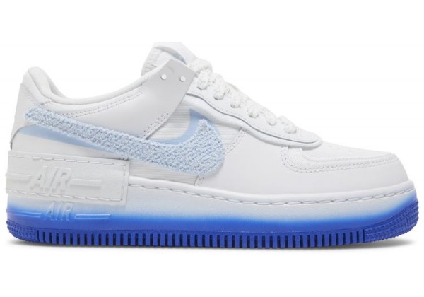 Кроссовки Nike Air Force 1 Shadow Chenille Swoosh Blue Tint