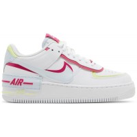 Nike Air Force 1 Shadow White Blue Tint Fireberry