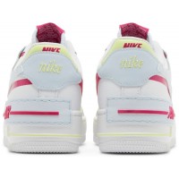 Nike Air Force 1 Shadow White Blue Tint Fireberry