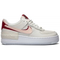 Nike Air Force 1 Shadow Beige Pink Red