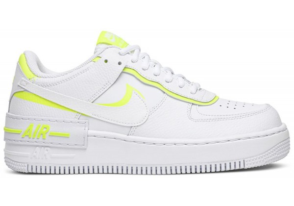 Nike Air Force 1 Shadow White Lemon Venom Volt