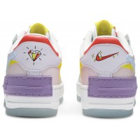Nike Air Force 1 Shadow White Hydrogen Blue Purple