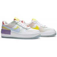 Nike Air Force 1 Shadow White Hydrogen Blue Purple