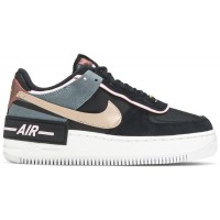 Nike Air Force 1 Shadow Black Metallic