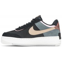 Nike Air Force 1 Shadow Black Metallic