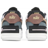 Nike Air Force 1 Shadow Black Metallic
