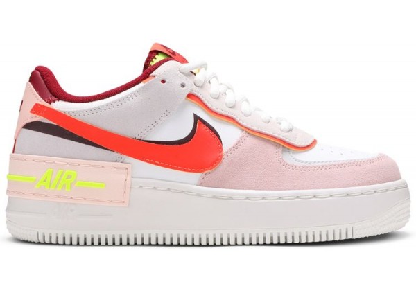 Nike Air Force 1 Shadow Team Red Orange Pearl