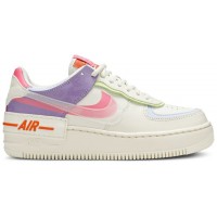 Nike Air Force 1 Shadow Double Swoosh Sail Pink Purple