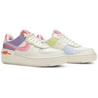 Nike Air Force 1 Shadow Double Swoosh Sail Pink Purple