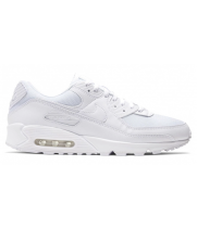 Кроссовки Nike Air Max 90 Leather Triple White белые