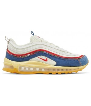Nike Air Max 97 Coconut Milk Fossil Denim Red