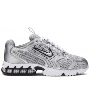 Stussy x Nike Air Zoom Spiridon Cage 2 Metallic Silver