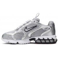 Stussy x Nike Air Zoom Spiridon Cage 2 Metallic Silver