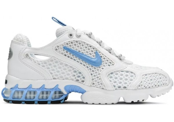 Stussy x Nike Air Zoom Spiridon Cage 2 University Blue