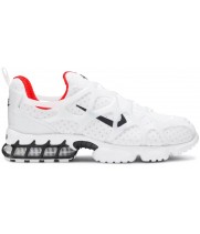Stussy x Nike Air Zoom Spiridon Cage 2 White Red Kukini