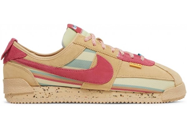 Union x Nike Cortez LA Tan Pink