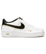 Nike Air Force 1 Low '07 LV8 GS Double Swoosh White Metallic Gold