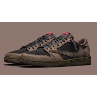 Nike x Travis Scott Air Jordan 1 Low Velvet Brown